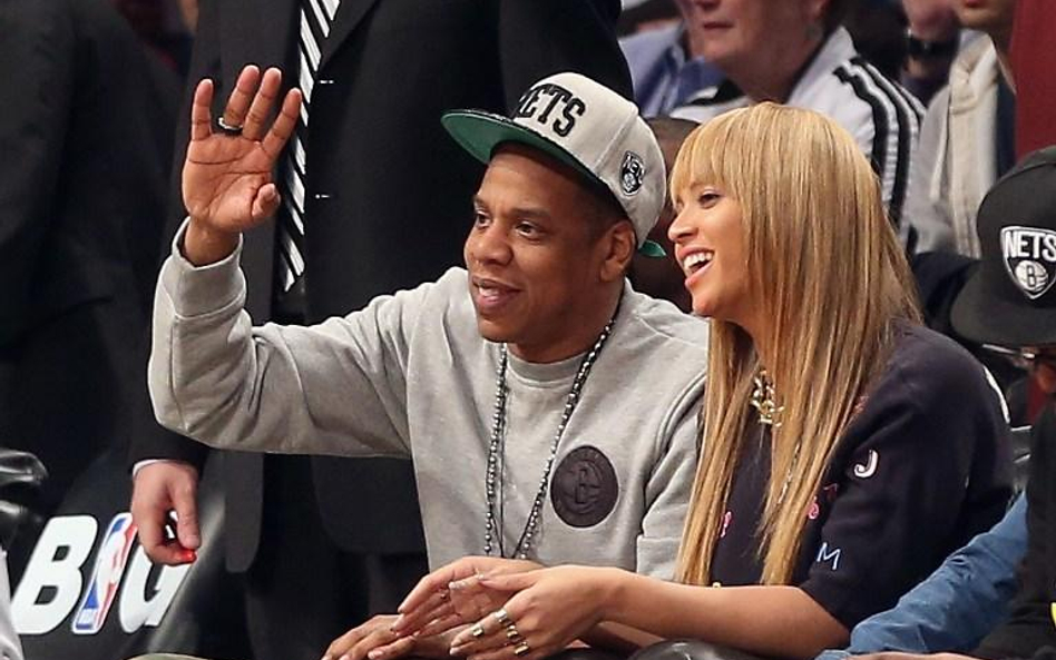 Jay Z i Beyonce na meczu Brooklyn Nets i New York Knicks