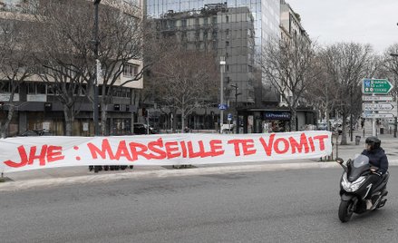 Milik nie zagra, zamieszki w Marsylii