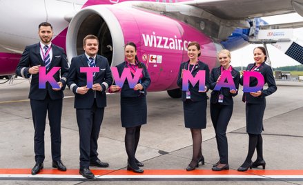 Wizz Air wystartował z Katowic do Madrytu
