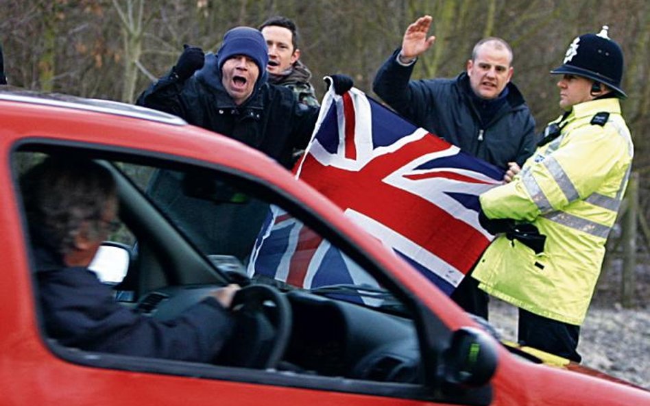 Staythorpe w Nottinghamshire w środkowej Anglii było jednym z miejsc kolejnych protestów brytyjskich