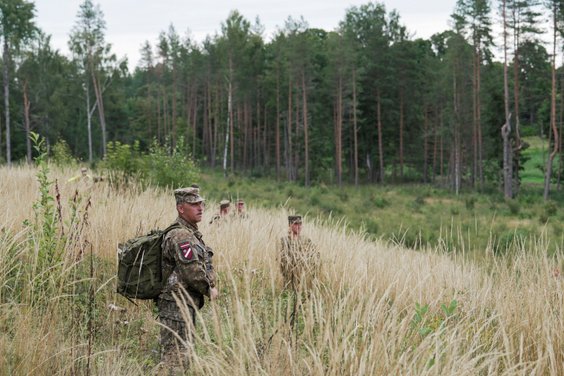 Dron z Ukrainy został zestrzelony nad Łotwą 14 sierpnia, szczątków szukała łotewska Gwardia Narodowa