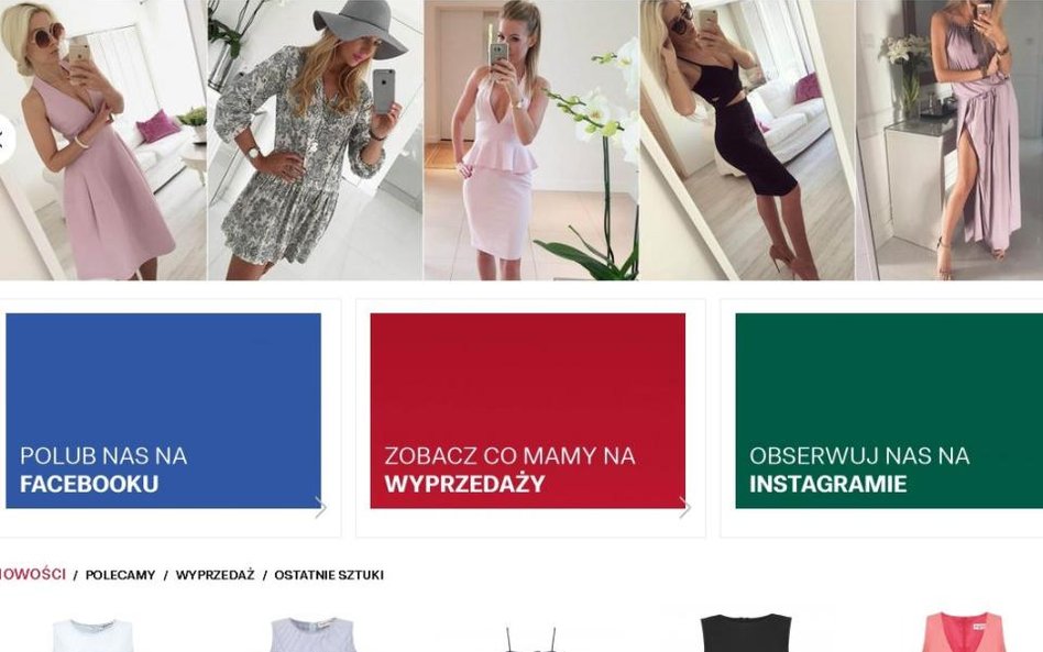 Sprzedaż odzieży przez internet rośnie dwucyfrowo