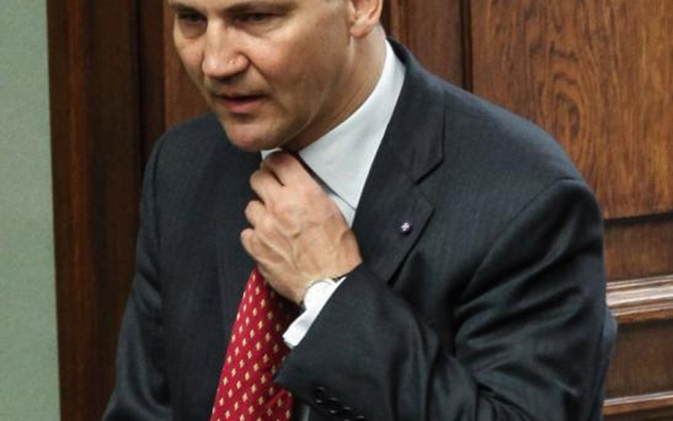 Szef MSZ Radosław Sikorski