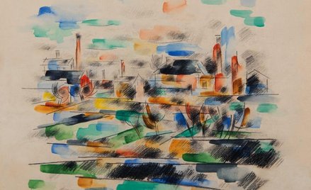 „Pejzaż łódzki” Strzemińskiego ma wycenę szacunkową 75–120 tys. zł.