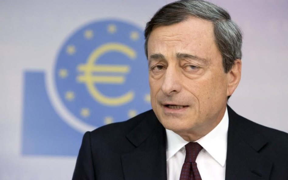 Szef Europejskiego Banku Centralnego Mario Draghi