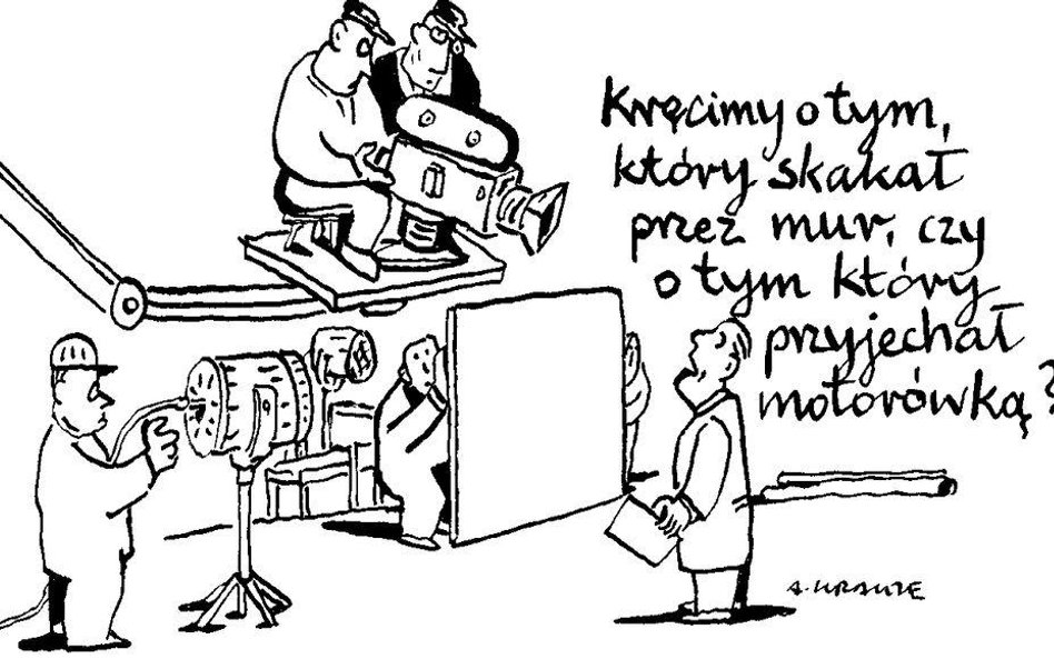 Komentarz rysunkowy. Mur czy motorówka?