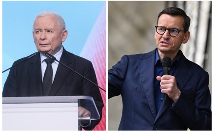 Jarosław Kaczyński i Mateusz Morawiecki