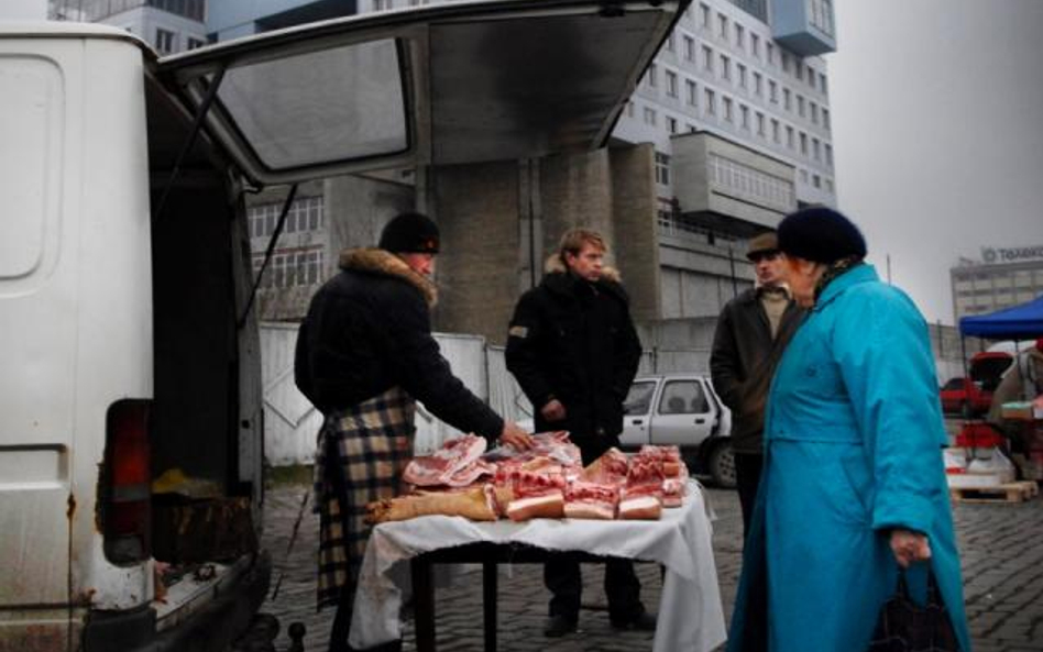 Kaliningrad to głównie nowe budynki, jak ten na zdjęciu