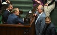 Premier Donald Tusk, wicepremier, minister obrony narodowej Władysław Kosiniak-Kamysz , wicemarszałe