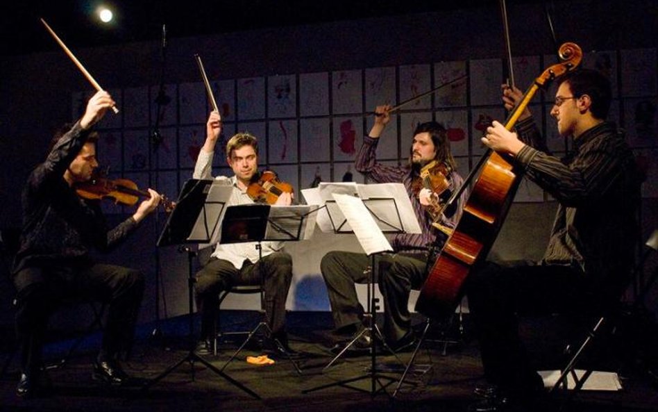 Koncert Atom String Quartet w Skwerze