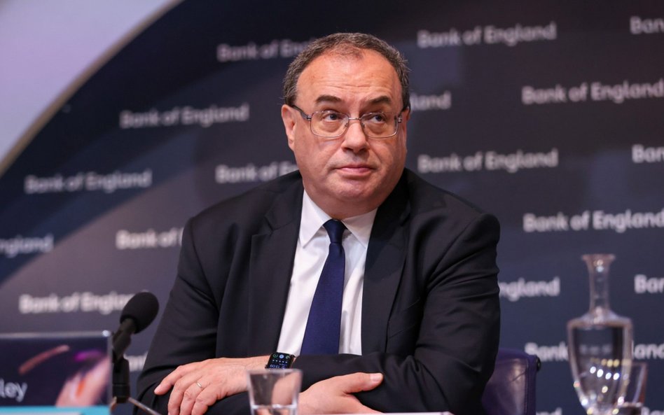 Andrew Bailey, prezes Banku Anglii. Fot. Hollie Adams/Bloomberg