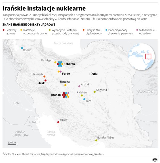 Irańskie instalacje nuklearne