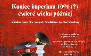 Konferencja "Koniec Imperium 1991" w Krakowie