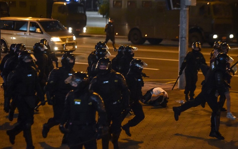 Polskie naboje hukowe przeciwko demonstrantom