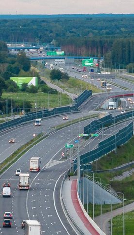 Południowa Obwodnica Warszawy będzie jednym z najdłuższych kontrolowanych korytarzy komunikacyjnych 