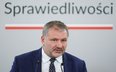 Minister sprawiedliwości, prokurator generalny Waldemar Żurek podczas konferencji prasowej