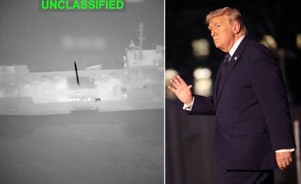 Donald Trump i Dowództwo Centralne informują o atakach na irańskie okręty stawiające miny