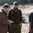 Zbigniew Zamachowski (Inspektor), Leszek Lichota (Komendant) i Mateusz Więcławek (Jacek)