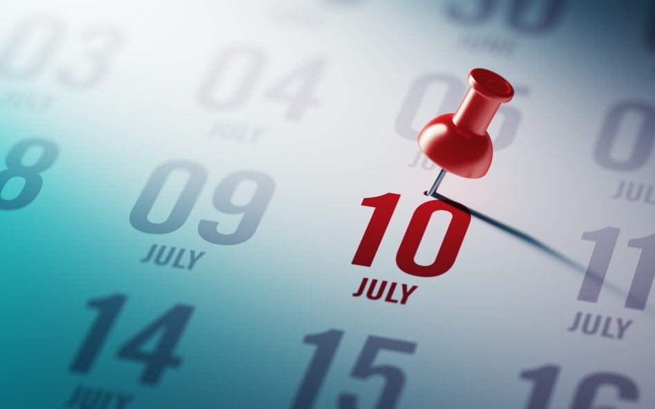 Wydarzy się dziś. Kalendarium wydarzeń na rynkach w dniu 10.07.2025