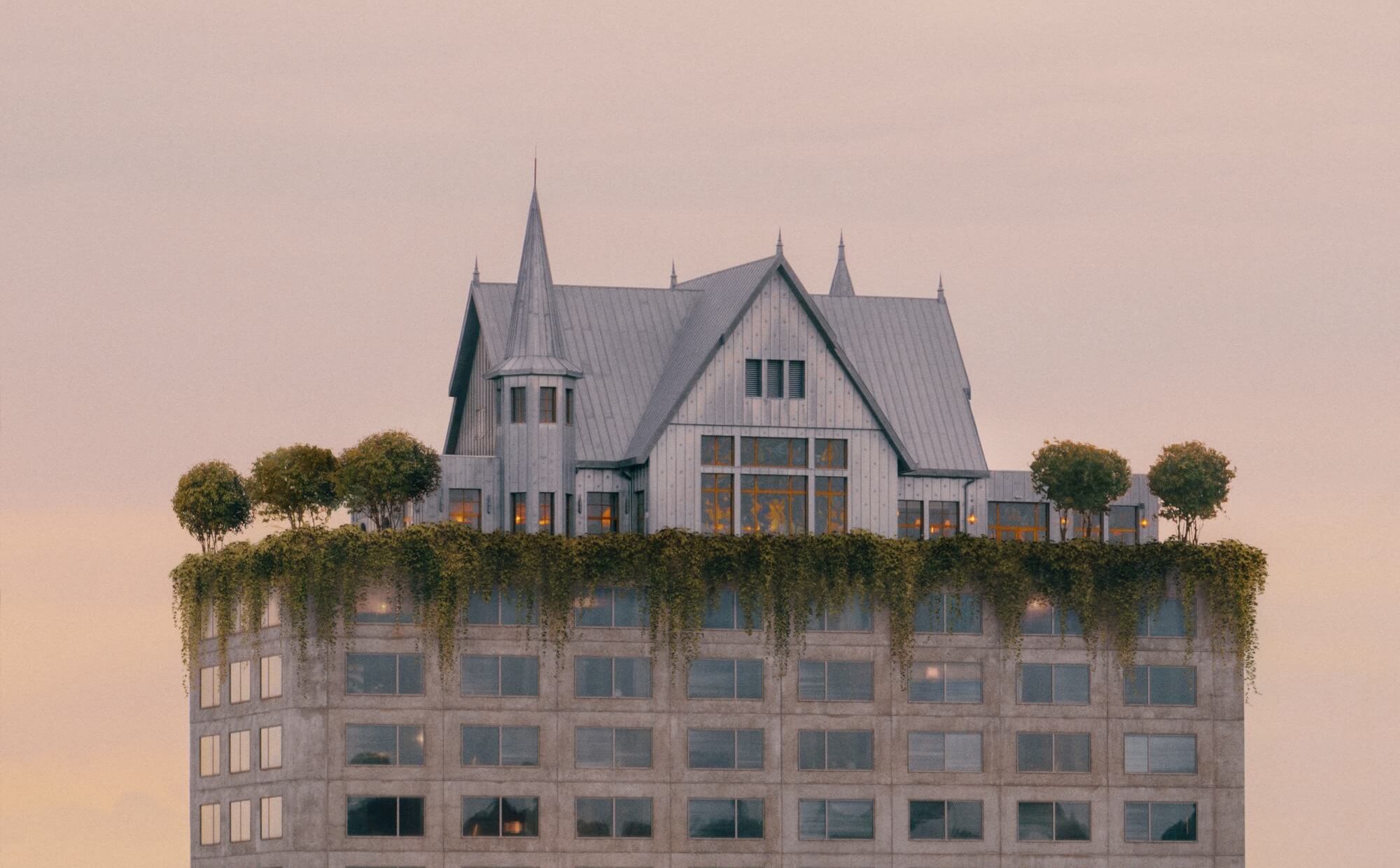 Wieżowiec z pałacykiem na dachu. Zaskakujący projekt słynnego designera