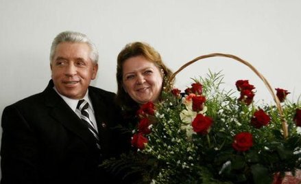 Andrzej Lepper i Renata Beger