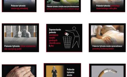 Makabryczne obrazki na paczkach papierosów