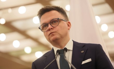 Marszałek Sejmu Szymon Hołownia (Polska 2050)