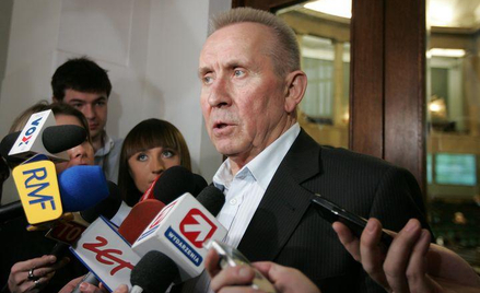 Minister sprawiedliwości Andrzej Czuma.