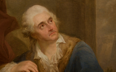 Portret Stanisława Augusta z klepsydrą – alegoryczny obraz olejny M. Bacciarellego z 1793 r. Król sz
