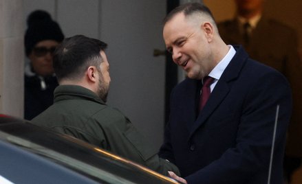 Wołodymyr Zełenski i Karol Nawrocki