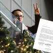 Samuel Pereira w budynku TVP przy ulicy Woronicza w Warszawie