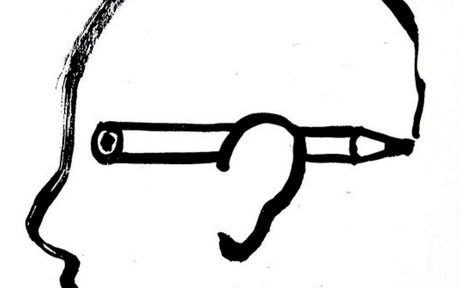 Bez tytułu. Ilustracja do czasopisma "Problemy", lata 80. XX wieku