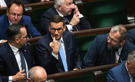 Mateusz Morawiecki w sejmowych ławach