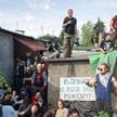 2 września 2026 r. Uczestnicy protestu podczas eksmisji komorniczej na Osiedlu Maltańskim w Poznaniu