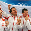 Polacy na podium. Od lewej: Robert Andrzejuk, Adam Wiercioch, Tomasz Motyka i Radosław Zawrotniak