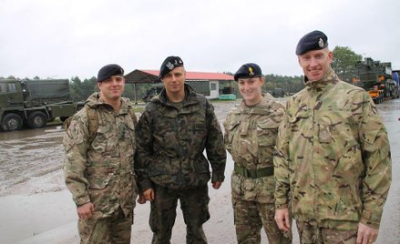 Żołnierze brytyjscy w Polsce