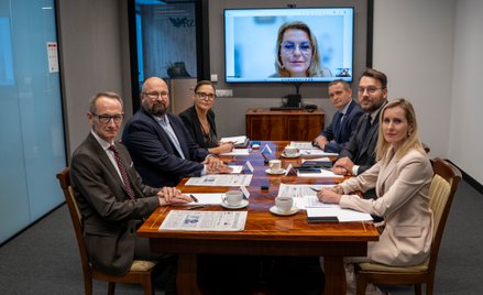 Uczestnicy debaty (od lewej): Grzegorz Gielerak, dyrektor Wojskowego Instytutu Medycznego, Michał By