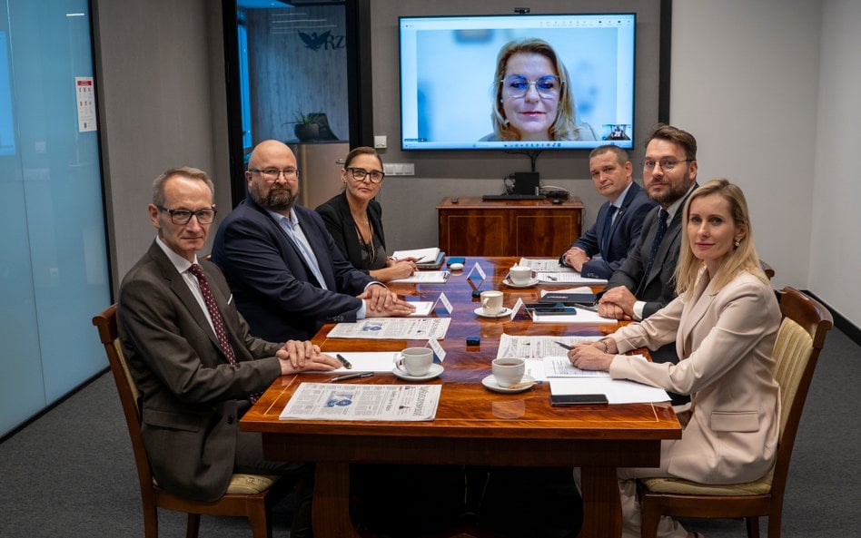 Uczestnicy debaty (od lewej): Grzegorz Gielerak, dyrektor Wojskowego Instytutu Medycznego, Michał By