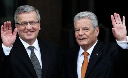 Bronisław Komorowski i Joachim Gauck wczoraj w Lipsku
