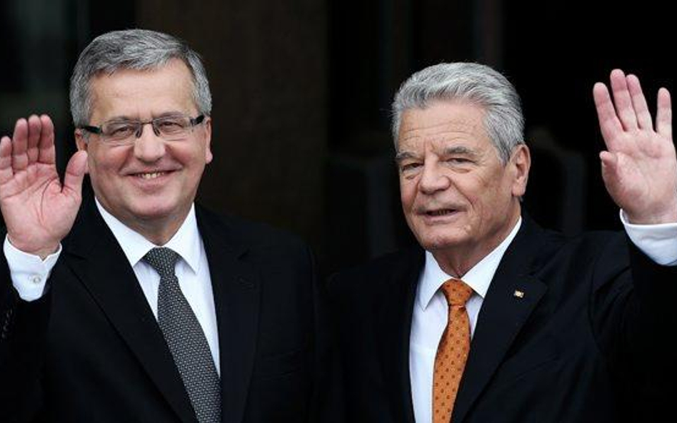 Bronisław Komorowski i Joachim Gauck wczoraj w Lipsku