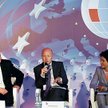 Uczestnicy panelu (od prawej: Beata Stelmach, wiceminister spraw zagranicznych, Andrzej Klesyk, prez