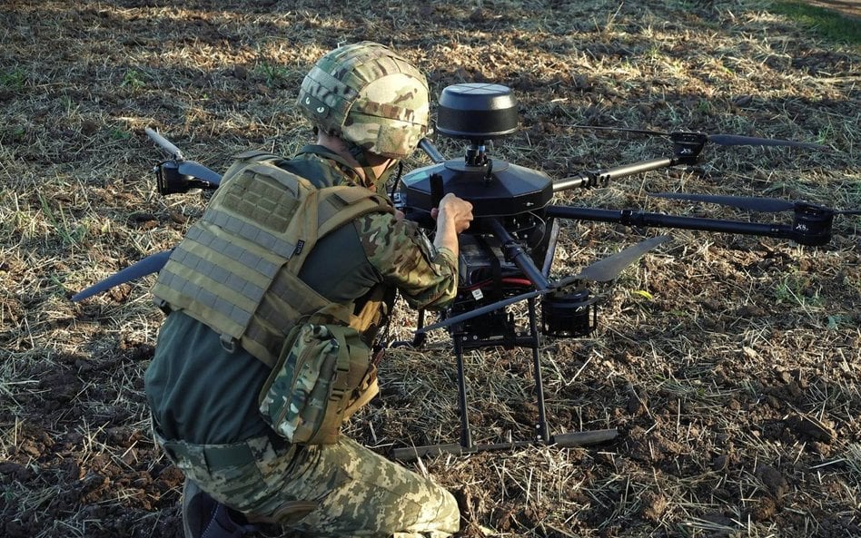Ukraiński operator drona