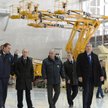 Władimir Putin zwiedza budowę kosmodromu Wostocznyj (październik 2015)