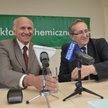 Jerzy Marciniak, prezes Azotów Tarnów i Krzysztof Jałosiński, prezes ZCH Police