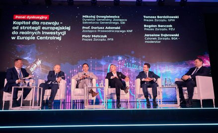 Uczestnicy debaty „Kapitał dla rozwoju – od strategii europejskiej do realnych inwestycji w Europie 