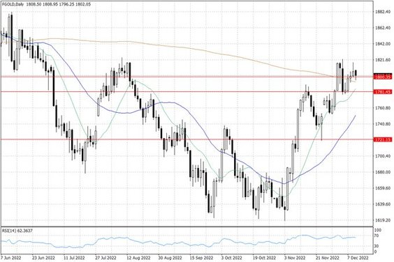 Notowania złota – dane dzienne