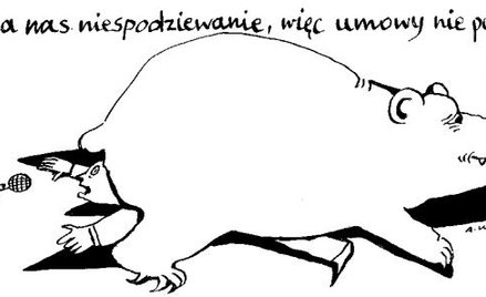 Andrzej Krauze: Komentarz rysunkowy u umowie z Rosją