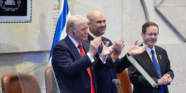 Donald Trump w Knesecie zapowiada złoty wiek dla Izraela