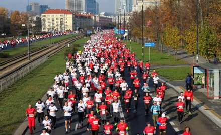 Bieg niepodległości w Warszawie