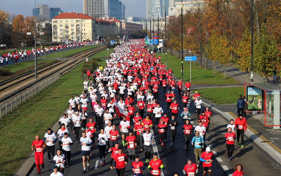 Bieg niepodległości w Warszawie